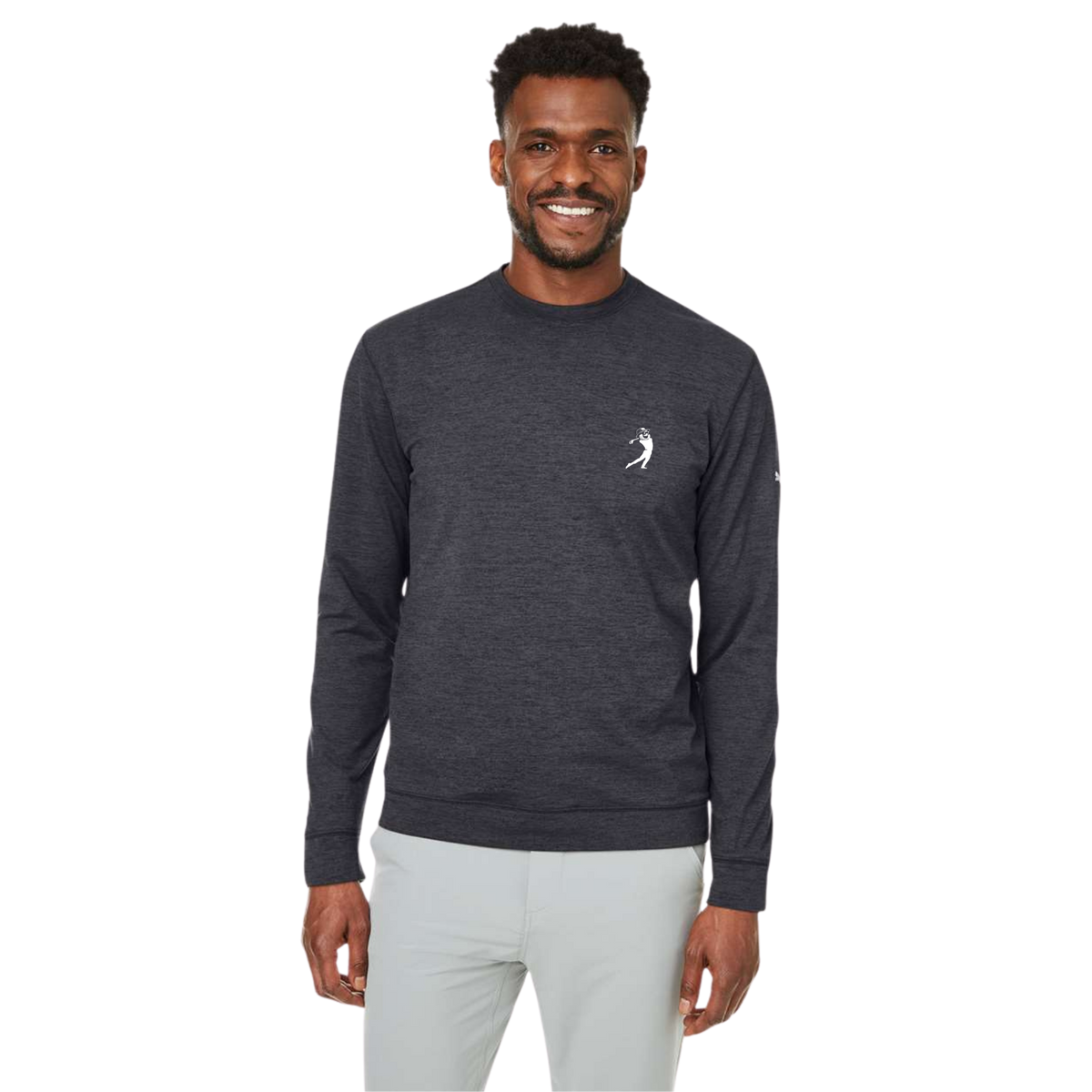 PUMA Air Golfy Performance Crew (PUMA Black Heather)